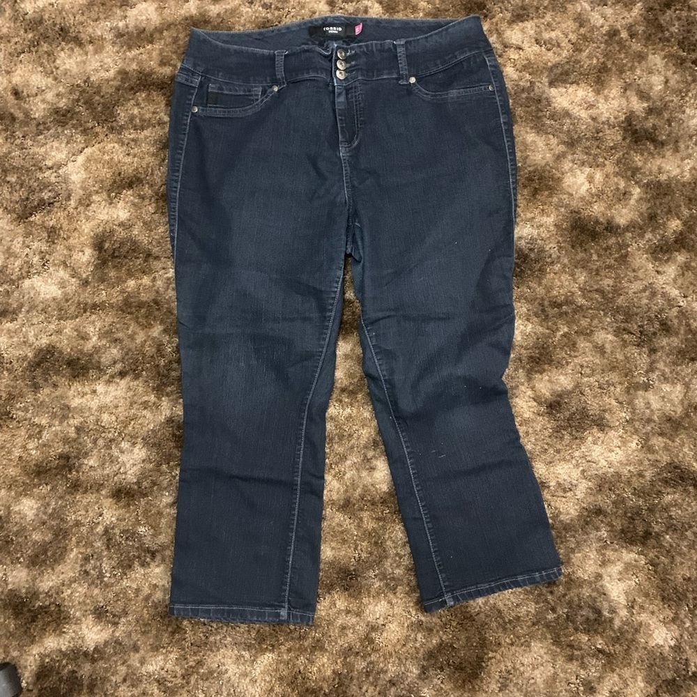 Torrid Denim 20 Cropped Stretch Jeans